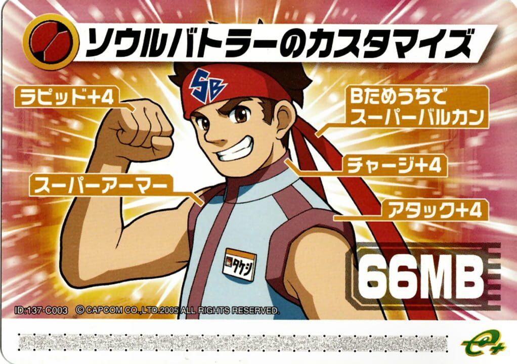 Mega Man Battle Network 6: Patch Card - Soul Battler's Custom cover art