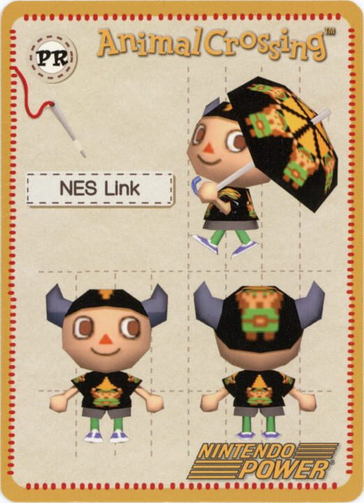 Animal Crossing-e: PR - Design Card: NES Link cover art