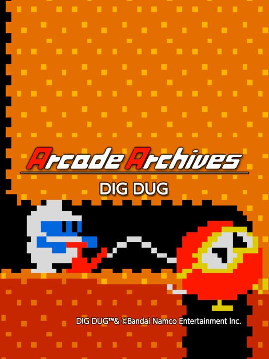 Arcade Archives: Dig Dug cover