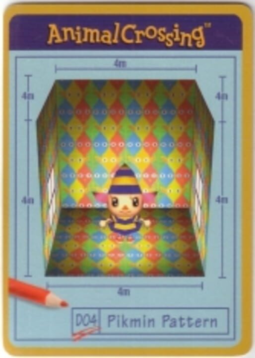 Animal Crossing-e: D04 - Design Card: Pikmin Pattern cover art