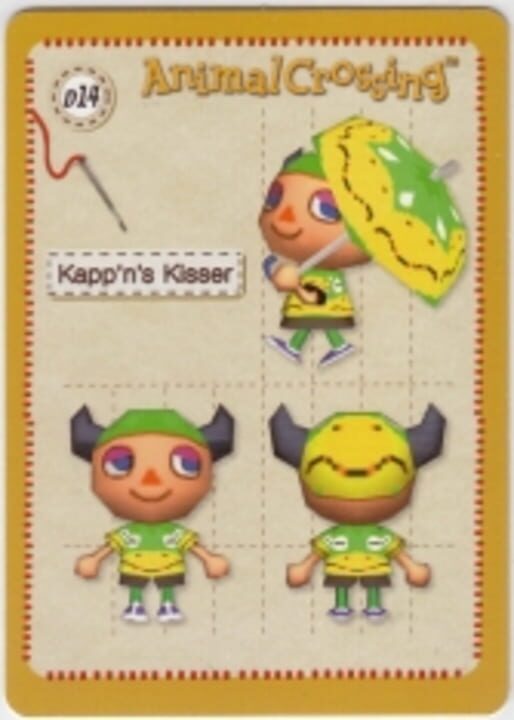 Animal Crossing-e: D14 - Design Card: Kapp'n's Kisser cover art