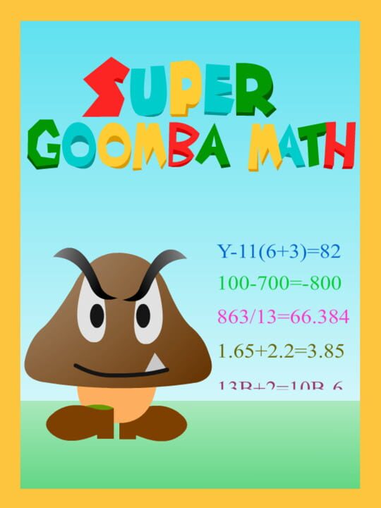 Super Goomba Math cover art