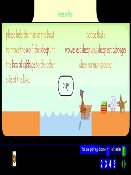 Wolf Sheep & Cabbage cover art