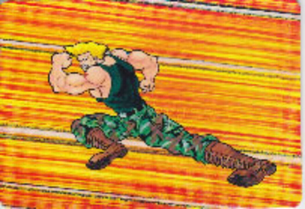 Barcode Battler II: Street Fighter II - 24. Guile Kick cover art