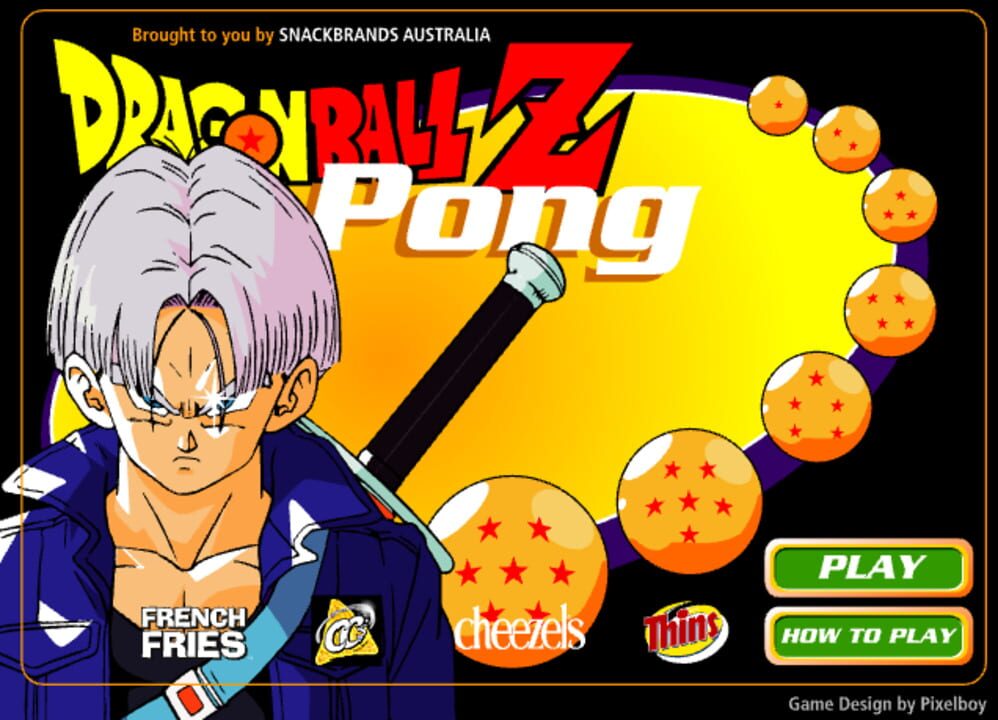 Dragon Ball Z Pong cover art