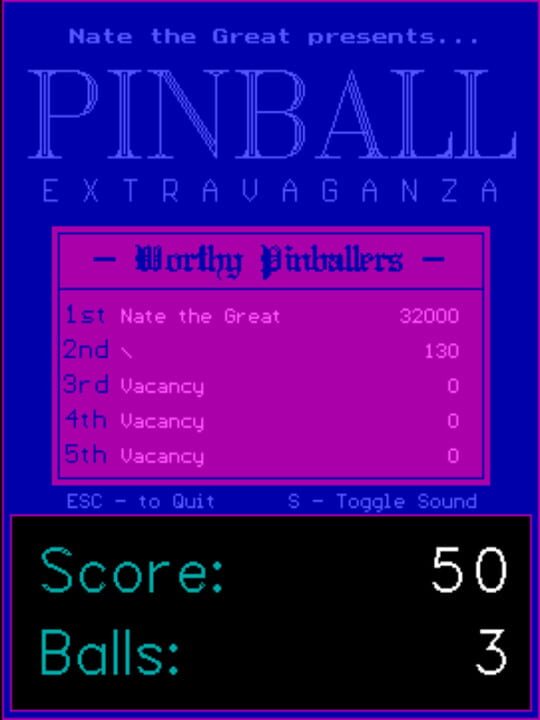 Pinball Extravaganza cover art