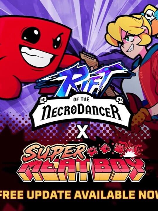 Rift of the NecroDancer x Super Meat Boy cover art