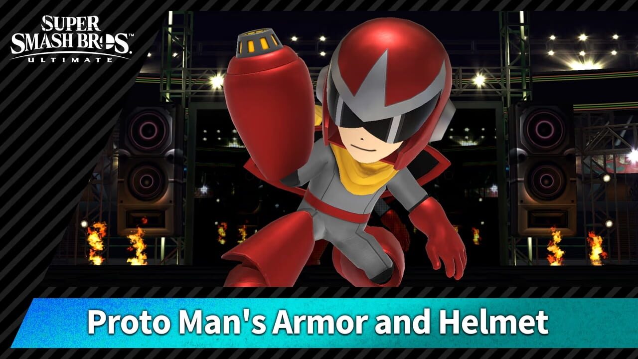 Super Smash Bros. Ultimate: Proto Man's Armor and Helmet cover art