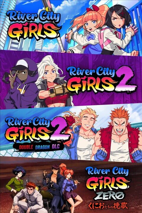 River City Girls 1, 2, and Zero + Double Dragon DLC Bundle cover image