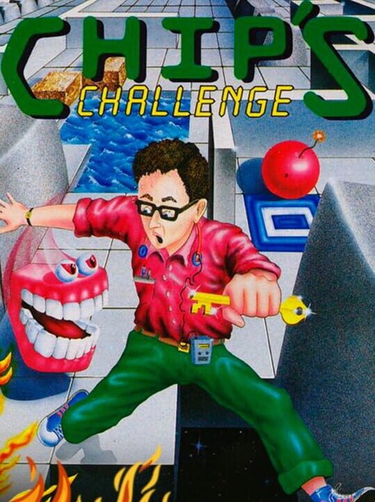 Chip's Challenge (Amiga/C64/Lynx/Mega Drive/SNES/Spectrum) cover art