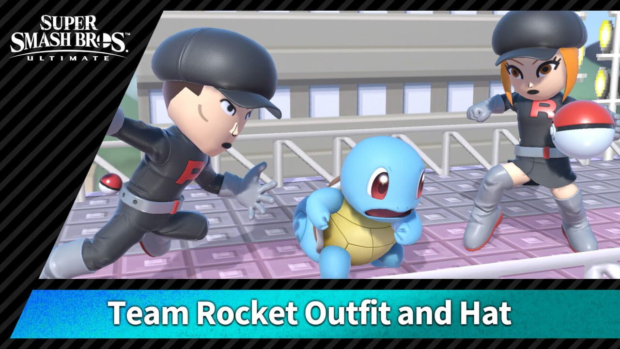 Super Smash Bros Ultitmate: Team Rocket Outfit and Hat cover art