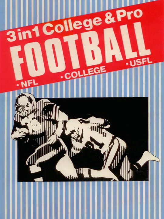 3 in 1 College & Pro Football cover art