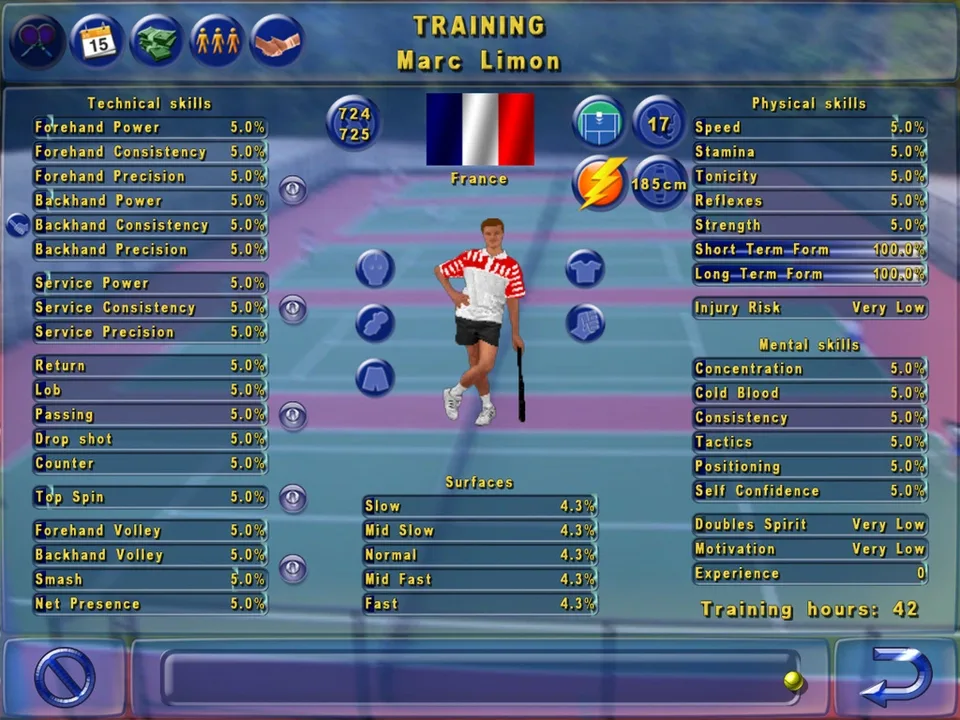 Tennis Elbow Manager screenshot 2