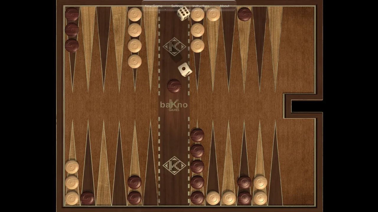 Backgammon screenshot 2
