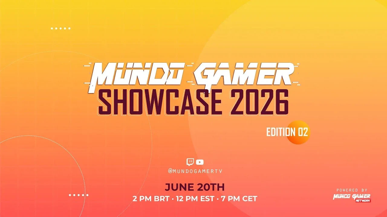 Mundo Gamer Showcase 2026 – June 20, 2026