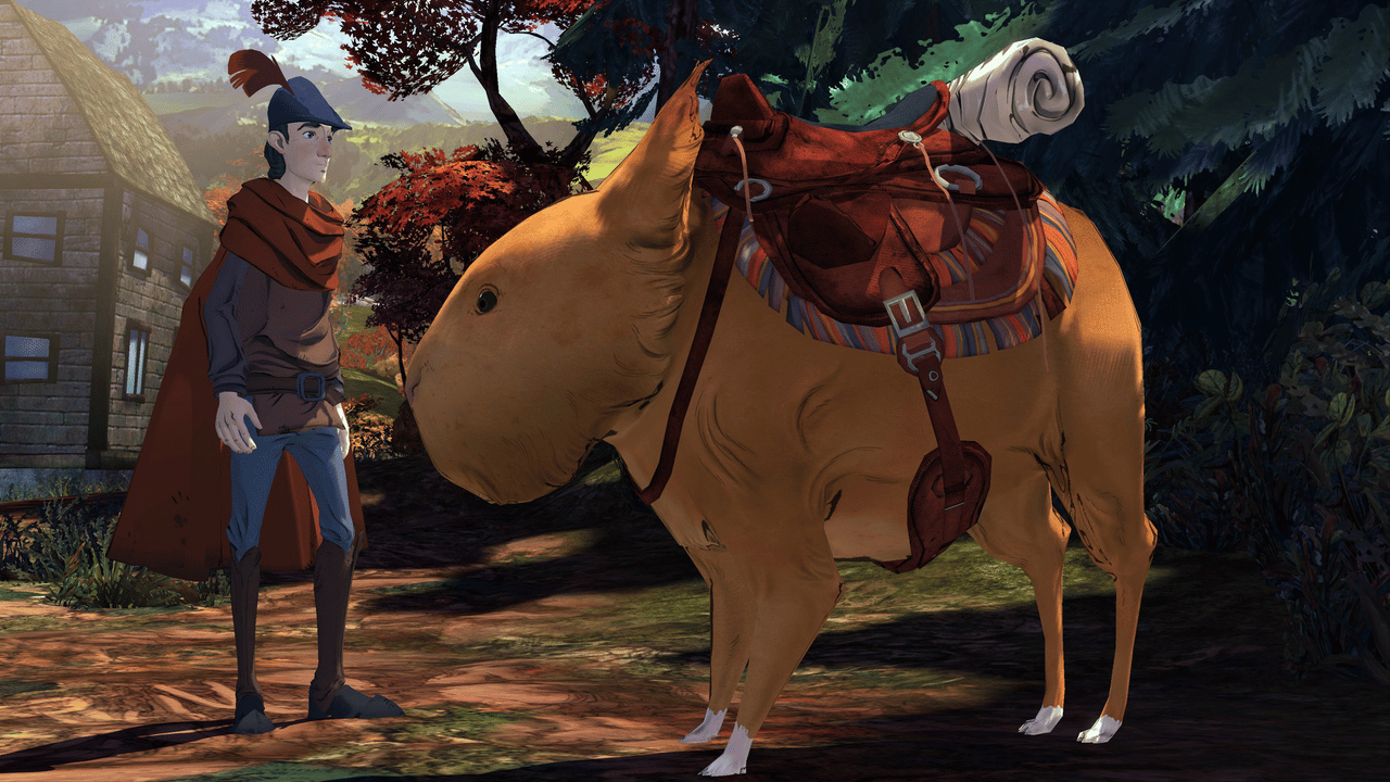 King's Quest 2015 Graham with horse screenshot