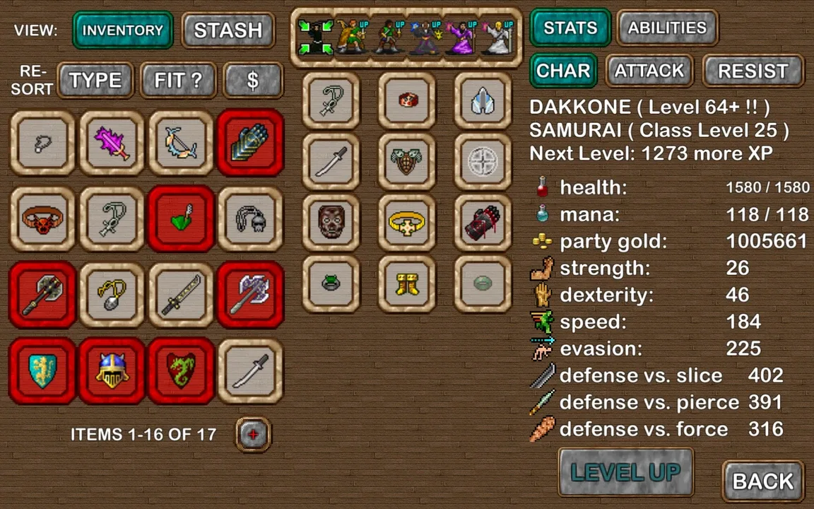 Dungeons of Chaos screenshot 1