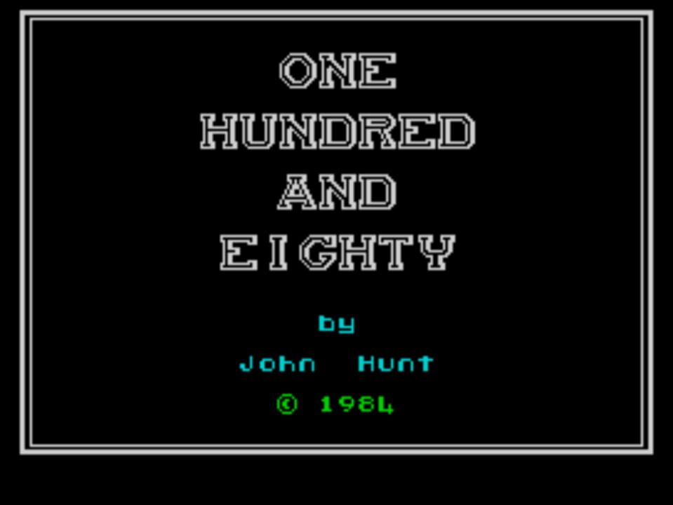 One Hundred and Eighty cover art