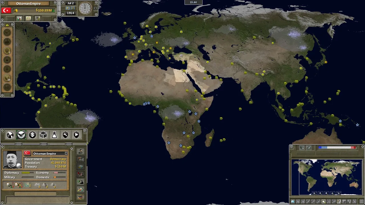 Supreme Ruler the Great War screenshot 1