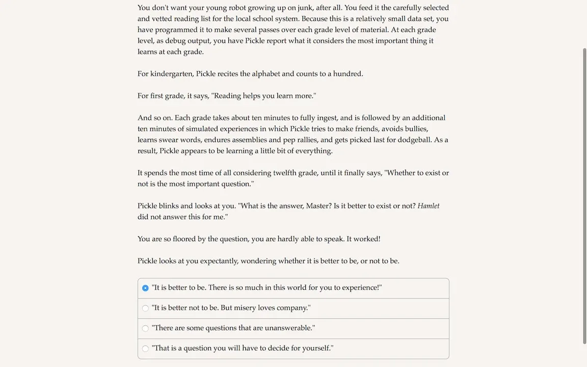 Choice of Robots screenshot 1