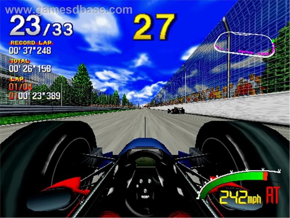 Indy 500 [Model 2] [Arcade] by SEGA - Pace Car Mode [HD