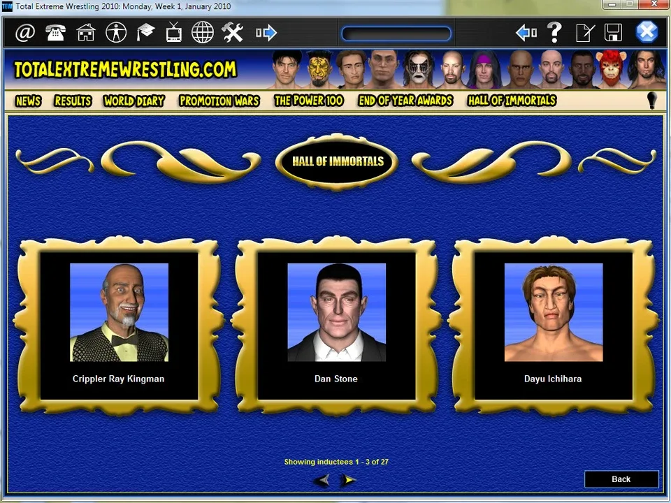 Total Extreme Wrestling 2010 screenshot 1
