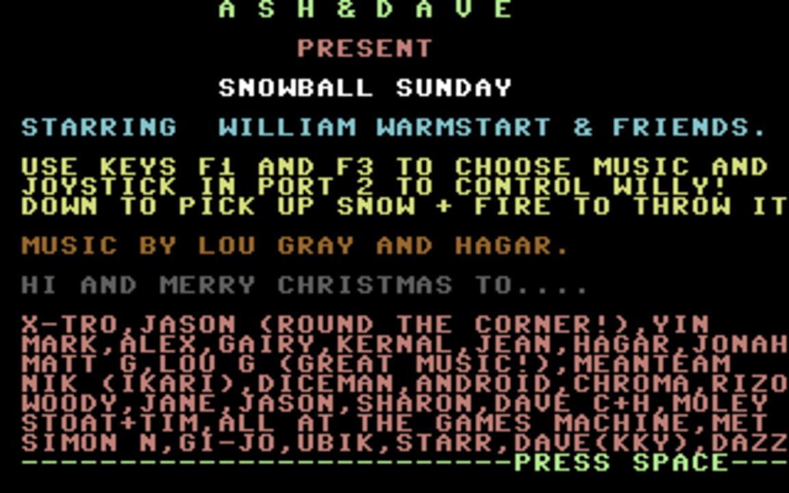 Snowball Sunday cover art