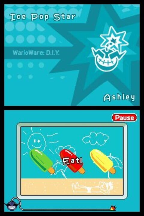 Reply to @pizza_cat6 Sunky.MPEG Title Screen on WarioWare DIY