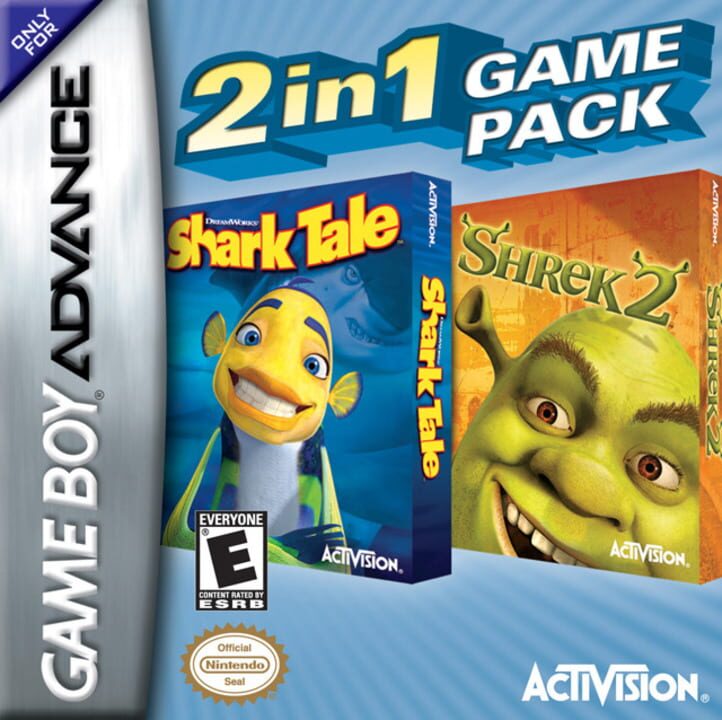 2 in 1 Game Pack: DreamWorks' Shark Tale + Shrek 2 cover