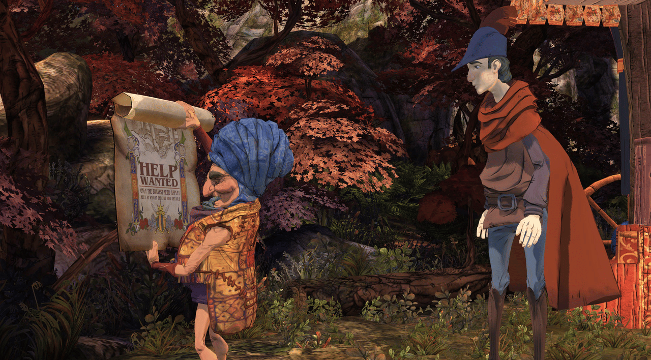 King's Quest 2015 Graham and merchant screenshot