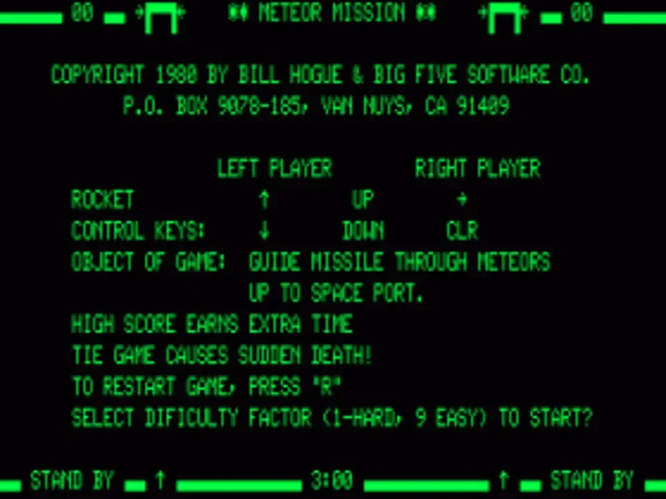 Meteor Mission