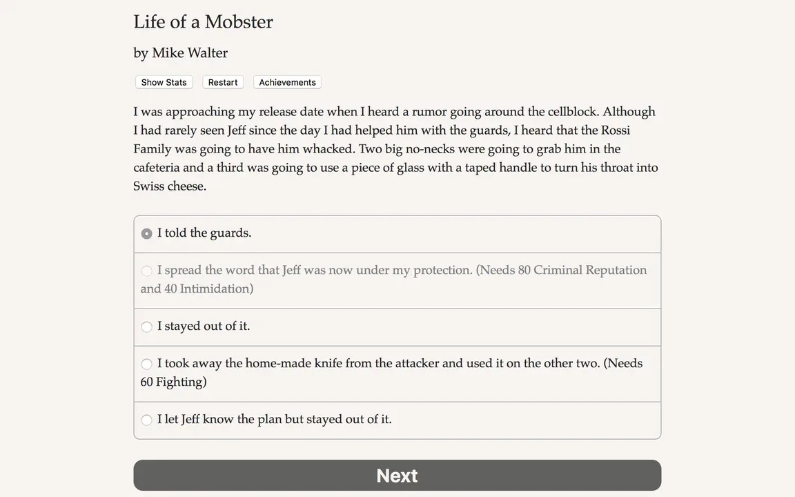 Life of a Mobster screenshot 2