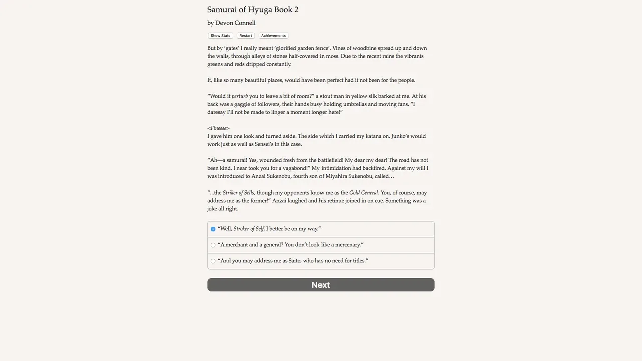 Samurai of Hyuga Book 2 screenshot 1