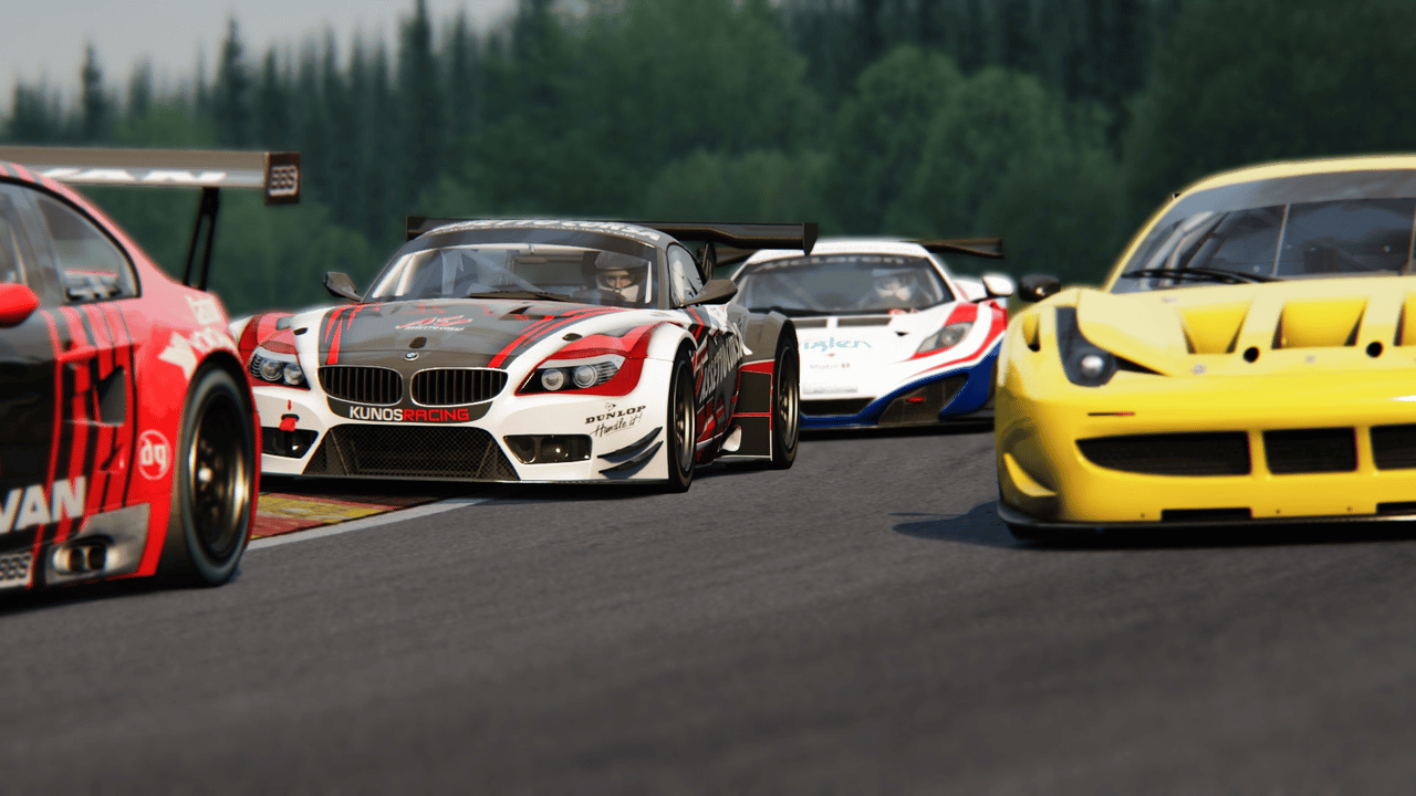 Multi-car racing pack in Assetto Corsa