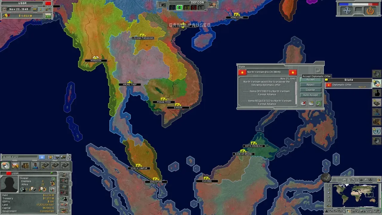Supreme Ruler: Cold War screenshot 2