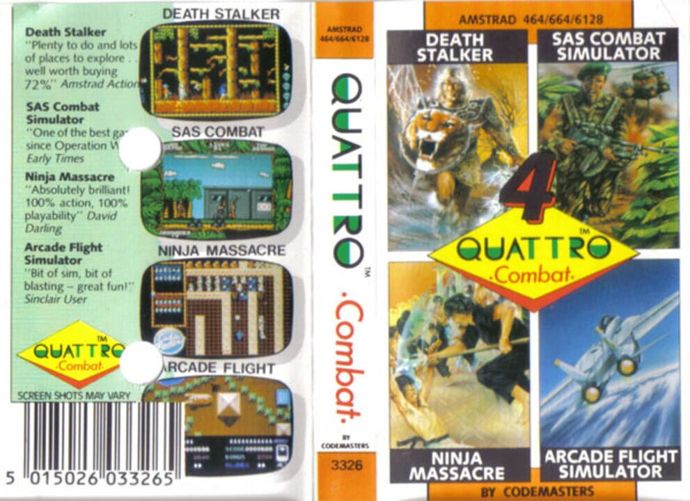 Quattro games. Quattro Arcade. Ninja Massacre.