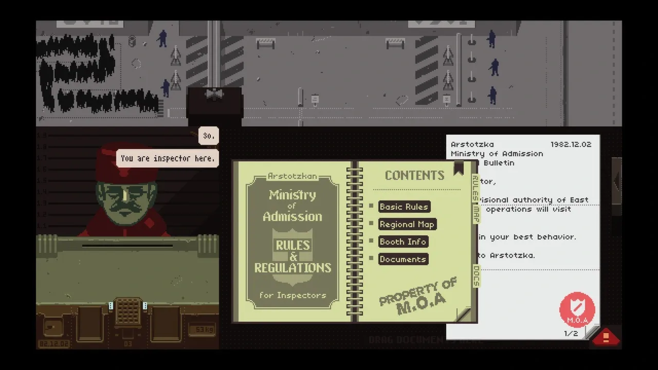 Papers, Please screenshot 1