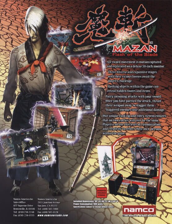 Mazan: Flash of the Blade cover art