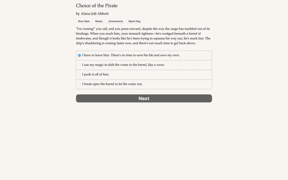 Choice of the Pirate screenshot 1