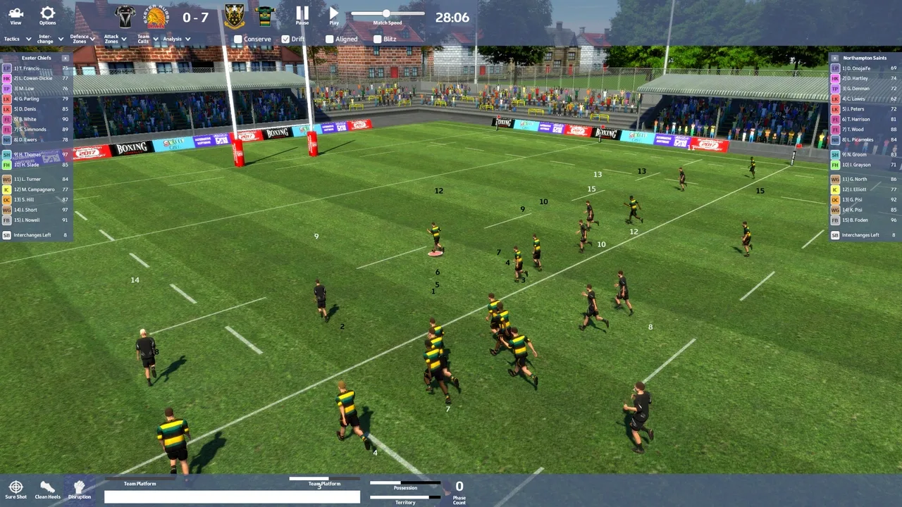 Rugby Union Team Manager 2017 screenshot 1