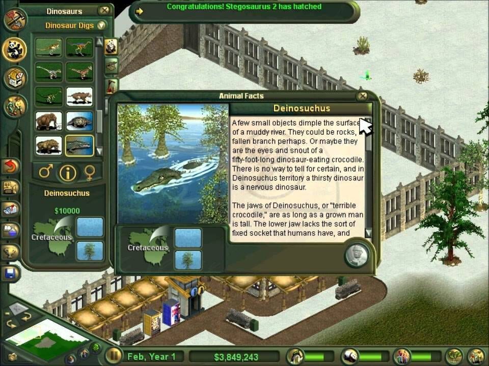 Zoo Tycoon Dino Digs Expansion Pack (PC CD-Rom 2002)