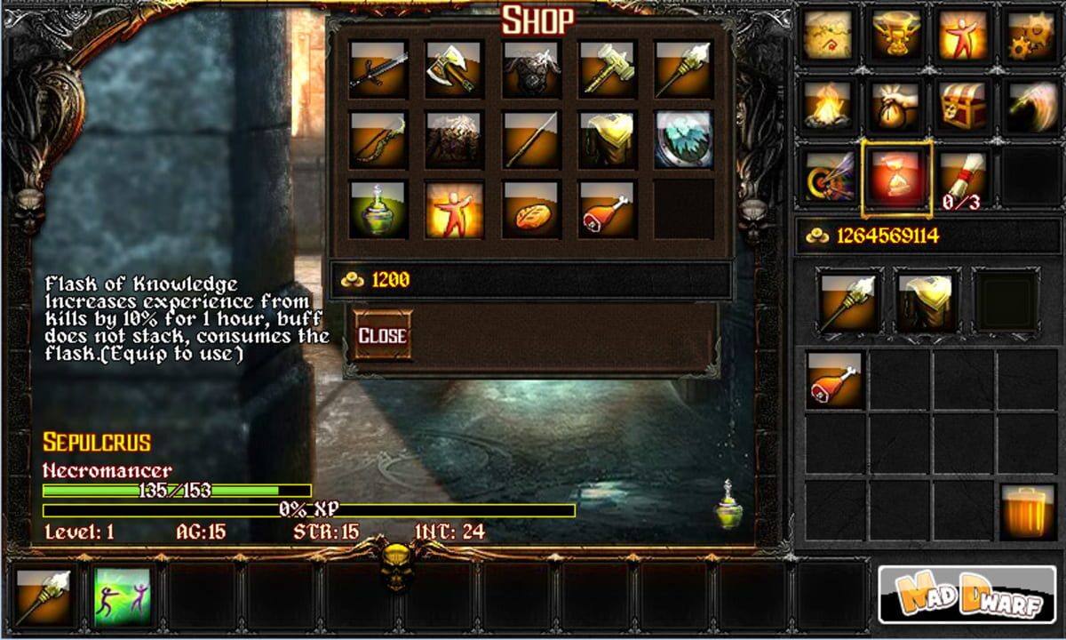 Idlers and Dungeons