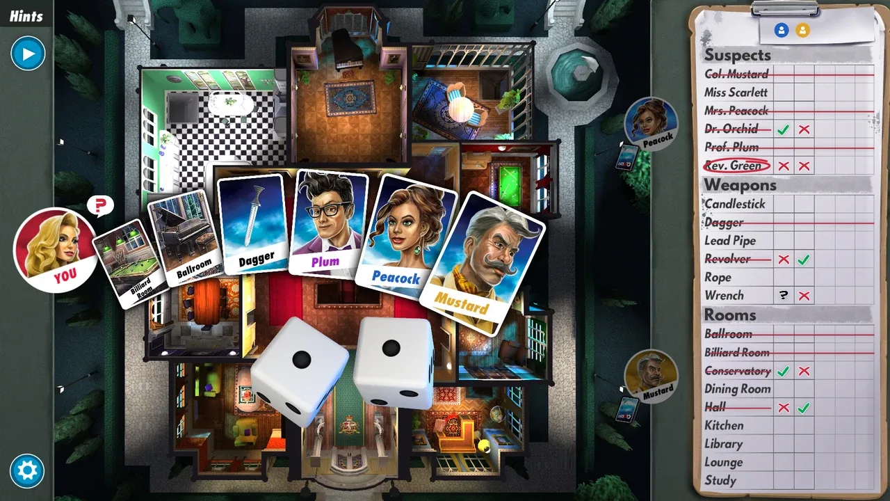 Clue/Cluedo: Classic screenshot 1
