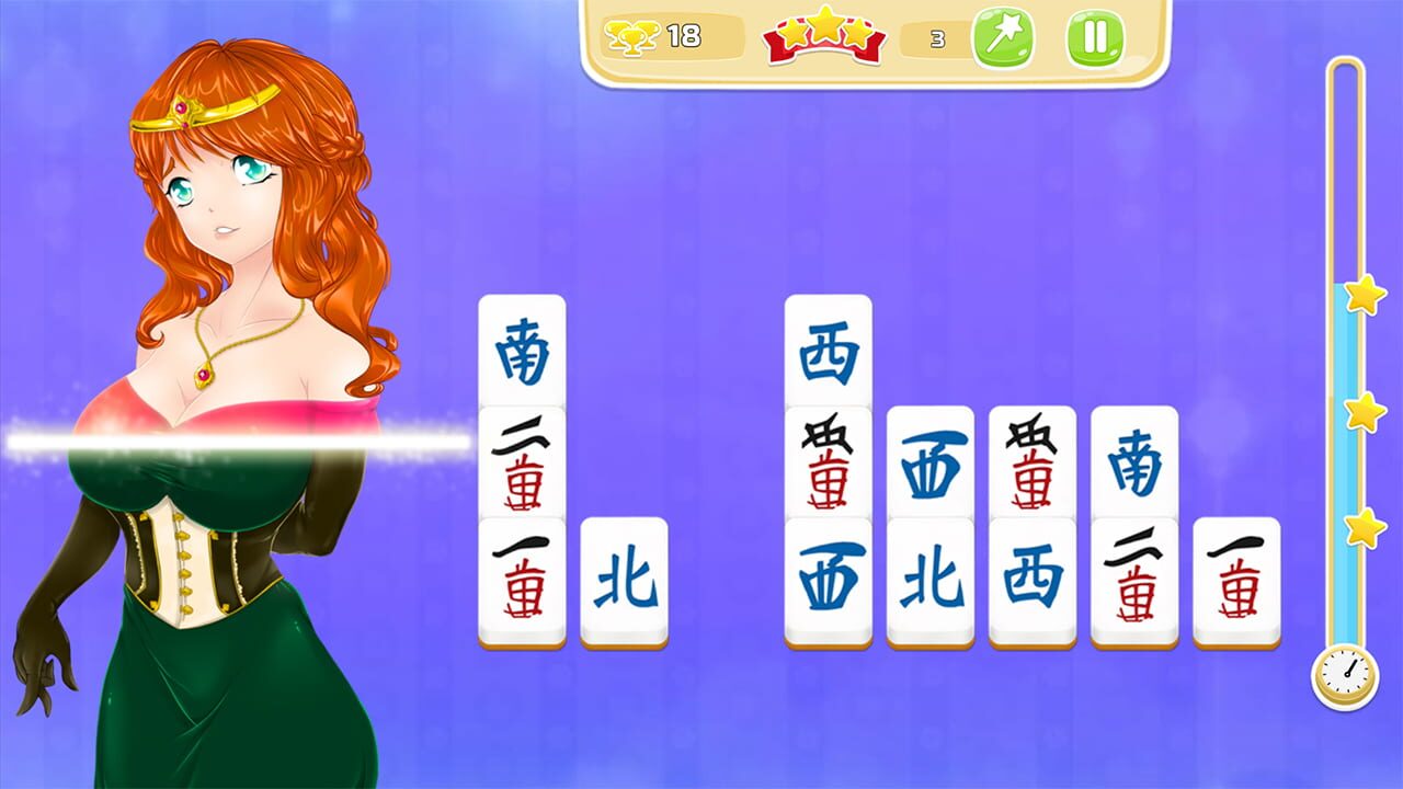 Mahjong Pretty Manga Girls