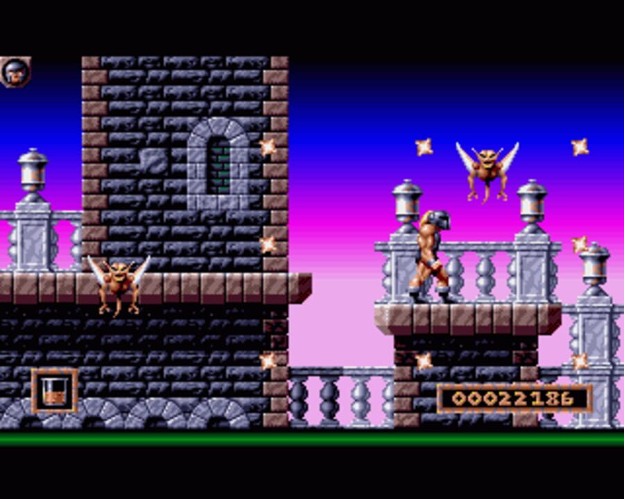 Gods gameplay (PC Game, 1991) 