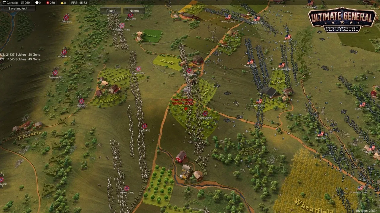 Ultimate General: Gettysburg screenshot 1