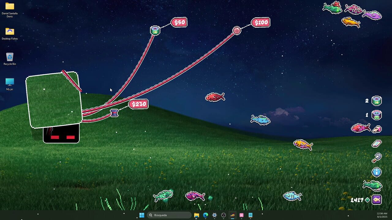 Desktop Fishes screenshot