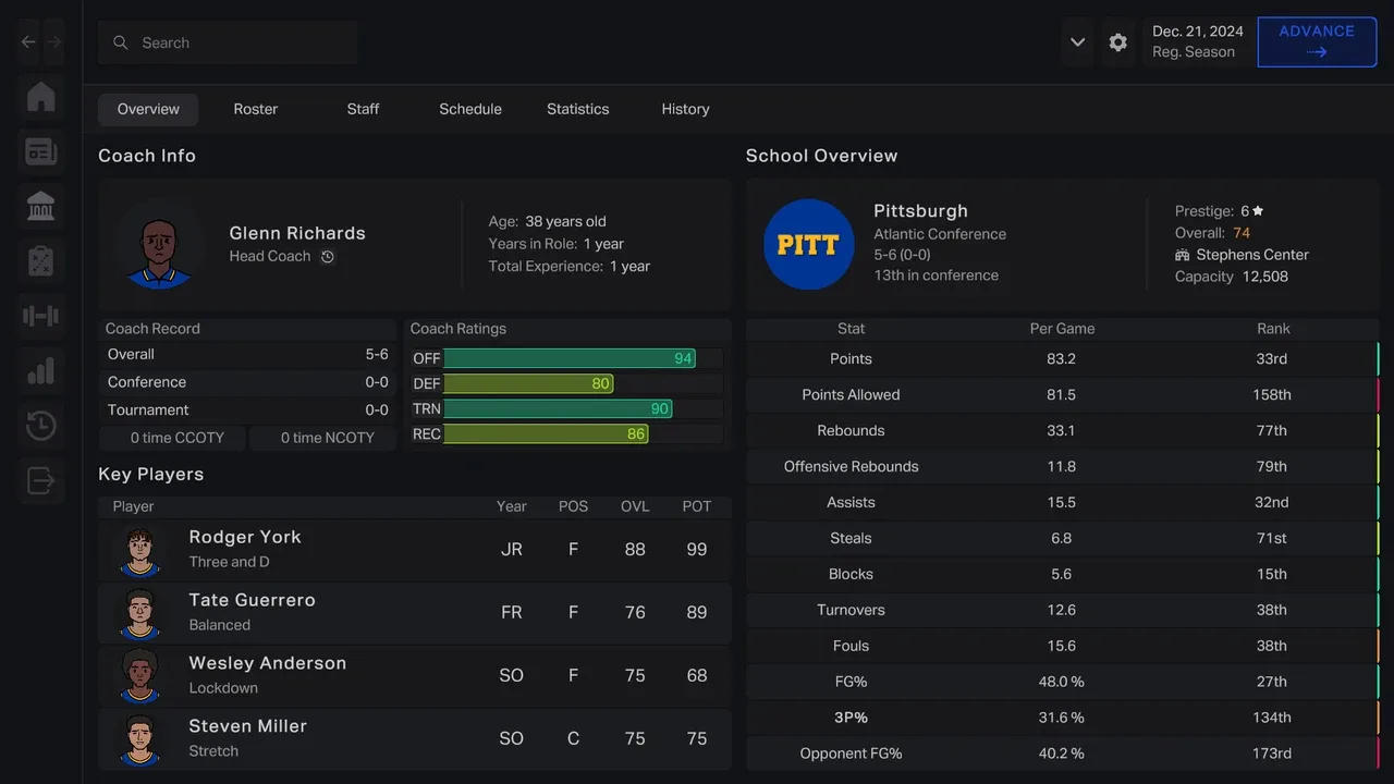 Campus Legends College Basketball screenshot 2