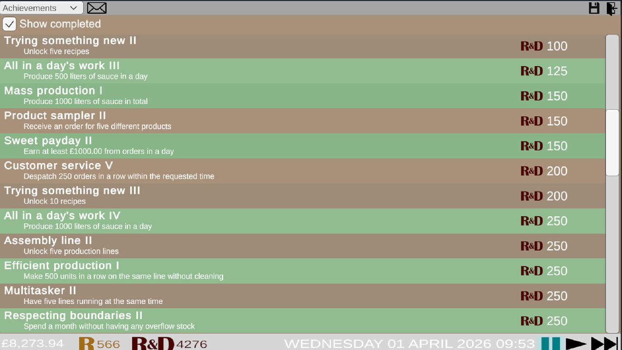 Sauce Factory Tycoon screenshot