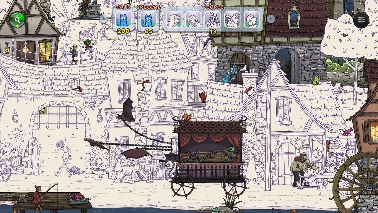 Hidden Cats in Spooky Village screenshot 2